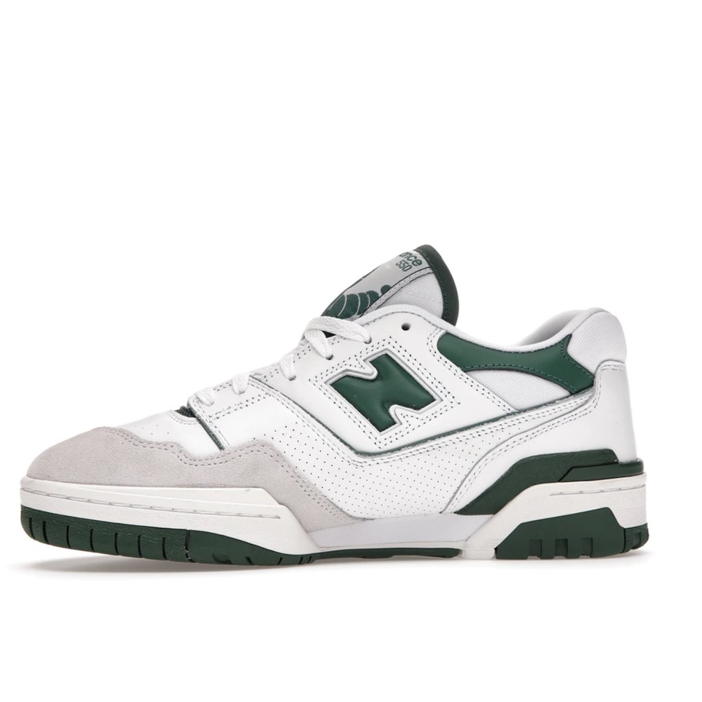 The New Balance 550 White Green US4.5 MENS (SAME as US6 Womens NIKE shoes